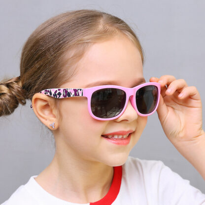 Купить childrens sunglasses fashion silicon sunshade and goggles fashion girls uv proof sunglasses kids sun glasses mc814