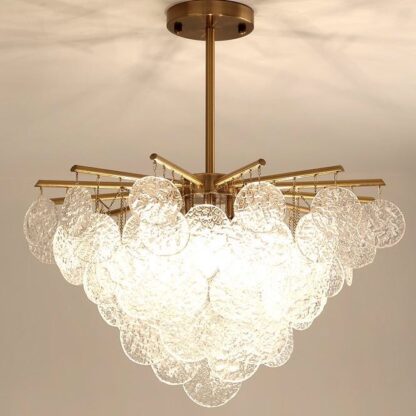 Купить Modern Chandelier Lighting Novelty Lustre Lamparas Colgantes Lamp for Bedroom Living Room luminaria Ceiling Fan Light Led crystalChandeliers