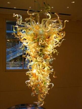 Купить Lamps Christmas Decoration Antique Chandeliers Living Room Tiffany Style Hand Blown Murano Glass Crystal Ceiling Light