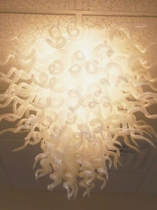 Купить Lamps Italian Modern Ceiling Lights LED Crystal Chandeliers for High Office Art Decoration Hand Blown Glass Ceiling-Light