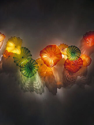 Купить Murano Lamp Mount Light Fixtures Blown Glass Flower Wall Lamps Art Decorative Arts Custom Made Plates