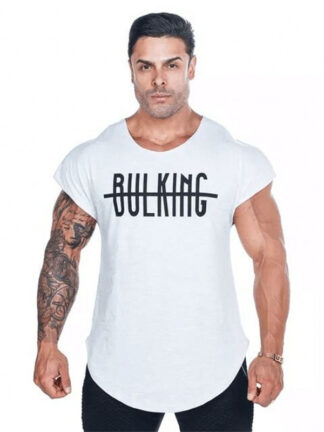 Купить Januarysnow Mens Fitness T-shirt Gyms Bodybuilding Workout Skinny Short sleeve Cotton t shirt Summer Male Casual Tee Tops Clothing