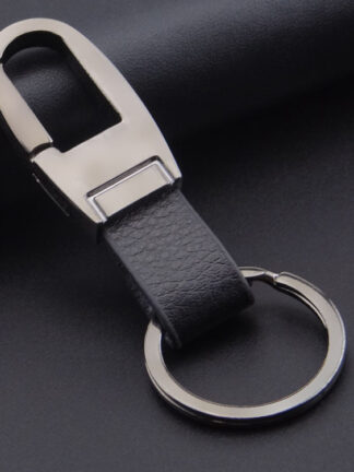 Купить Fashion Men and Womens Gift High-Grade Real Leather Key Chain Design Three Colors Car Keychain For Sale