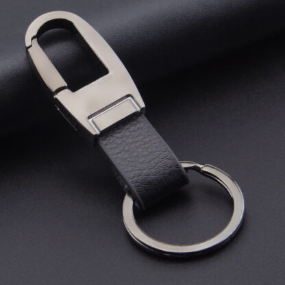 Купить Fashion Men and Womens Gift High-Grade Real Leather Key Chain Design Three Colors Car Keychain For Sale