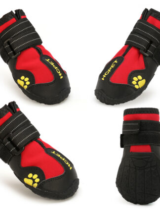 Купить New pet shoes dog shoes non-slip wear-resistant waterproof rain boots breathable and comfortable medium and large dogs fast delivery