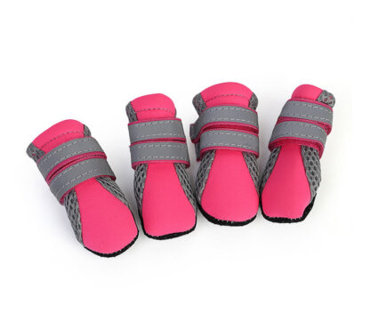 Купить Pet shoes dog shoes walking net indoor shoes safety small and medium-sized dogs selling new pet supplies