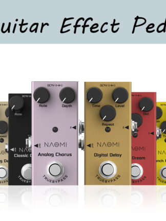 Купить NAOMI Guitar Effect Pedal Distortion/ Delay / Chorus Effects True Bypass DC 9V Mini