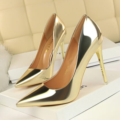 Купить size 34 to 43 rainbow gladient color high heels sling back pumps dress shoes fashion women designer pumps wedding shoes 10.5cm K66655