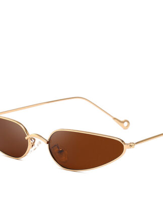 Купить Sun Glasses Women Personalized Small Frame Cat Eye Sunglasses Metal Elegant Fashion Trend Retro Ocean Sunglasses