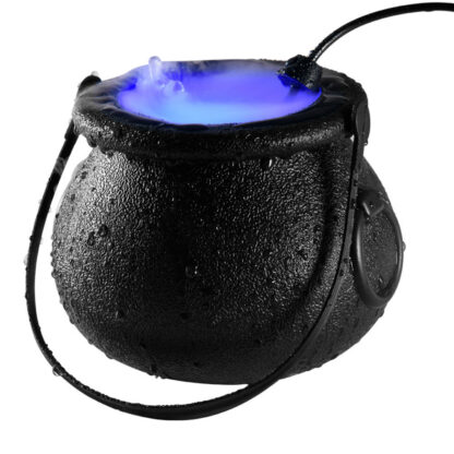 Купить Fog Machine lighting Color Changing Halloween atomizer lamp led popular model witch pot black flame basin horror atmosphere scene layout