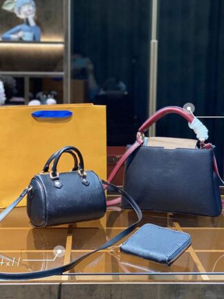 Купить 3PC Luxurys designers Women Fashion Totes handbags cross body Shoulder Bags combination famous classic flower Brown capacity portable day backpack 09