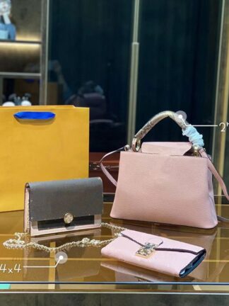 Купить 3PC Luxurys designers Women Fashion Totes handbags cross body Shoulder Bags combination famous classic flower Brown capacity portable day backpack 10