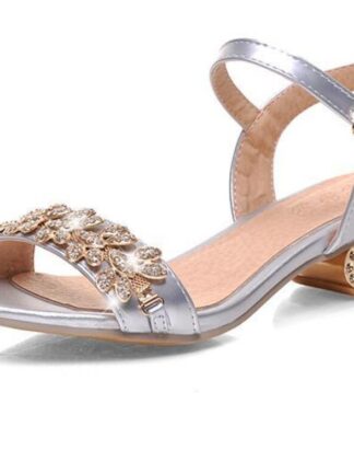 Купить 2021 Women Summer Sandals Mid Heels Wedges Shoes Female Vintage Open Toe Fashion Pu Slides Beach Mujer