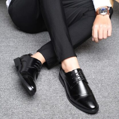 Купить 2022 Men Shoes Suits Business-Dress Oxfords Classic Mazefeng Men's Fashion Lace-Up