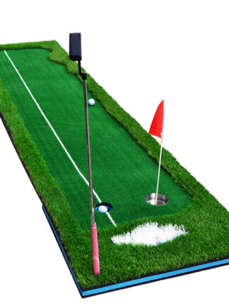 Купить Golf Putting Green Mat Simulator Professional Practice Trainning Aids Non-Slip System for Home Office Indoor Outdoor Use Game Gift
