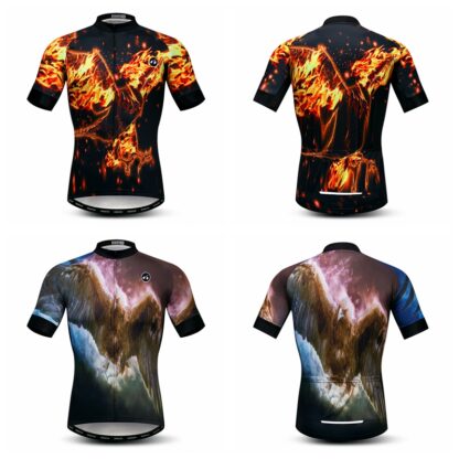 Купить 2021 Pro team Retro Classic Eagle Cycling Jersey Mountain Bike Clothing Quick Dry Wear Summer Mtb Bicycle Shirt