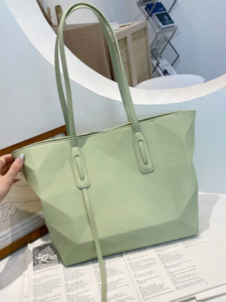 Купить New 2021 large capacity women's bag triangle three-dimensional Tote trend one shoulder handbag
