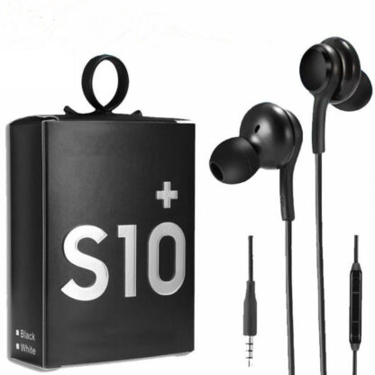 Купить Wholesale Earbuds S10 Earphones Anti Noise Bass Headsets Stereo Sound Headphones With Volume Control for IOS Android Cell Phones Earphone Headset In Retailor Box