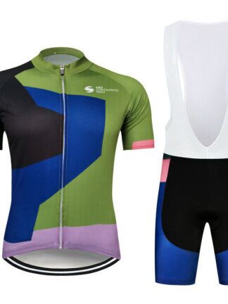 Купить Mens Cycling Team 2021 Set Jersey Bib Shorts Kits Pro Cyclings Teams Outfits Shirt