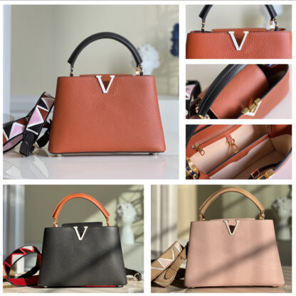 Купить Top quality luxury designer handbag shoulder bags Capucines BB bag fashion women single product Cross Body purse