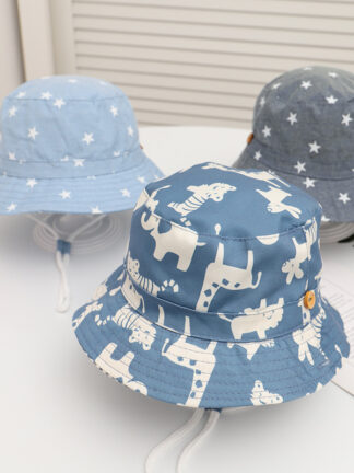 Купить New Fashion Cloches Kid Baby Sun Visor Hats Hat Boy Girl Summer Beach Bucket Fish Cap 3640 Q2
