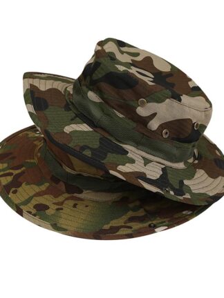 Купить Wide Brim Hats Camouflage Tactical Cap Military Boonie Bucket Hat Army Caps Camo Men Outdoor Sports Sun Fishing Hiking Hunting