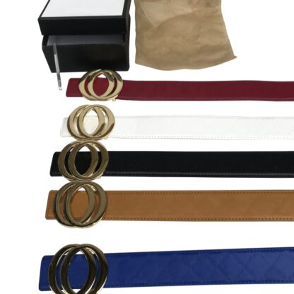 Купить Fashion Big buckle genuine leather imitation Belt with box designer for men women high quality mens luxury Belts 38mm