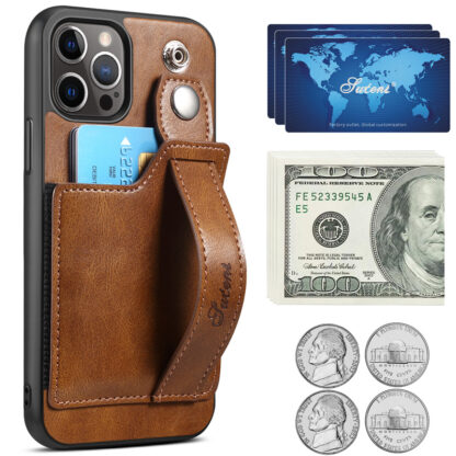 Купить Genuine Leather Designer Phone Cases for iPhone 13 Pro Max 12 Pro Max 12 mini PU Leather Phone Protective Shell