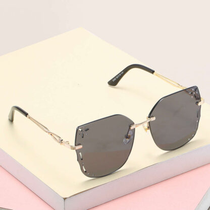 Купить New product metal sunglass trend polygon diamond Sunglass men's net red same Sunglass