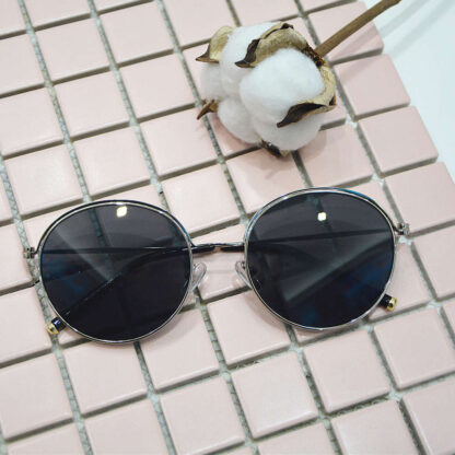 Купить 2021 New Fashion metal Carlin Cari show smart same Sunglass versatile candy Sunglass