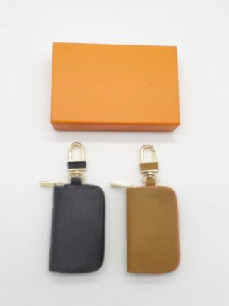 Купить New Designer Key Buckle Bag Car Keychain Handmade Leather Keychains Man Woman Purse Bag Pendant Accessories 7 Color Option