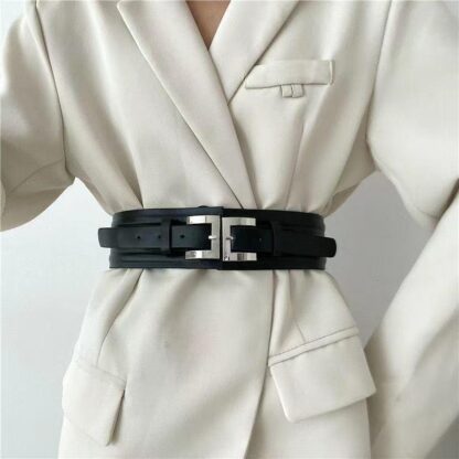 Купить Belts Leather-tufted Belting With Metal Buckles