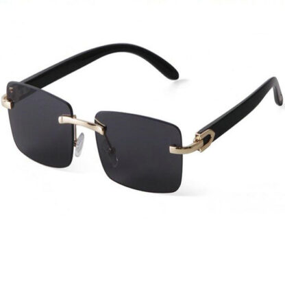 Купить Hot frameless sunglasses glasses 3524012 Natural Ox horn men and women sunglasse glasse eyeglassessize: 56-18-140mm