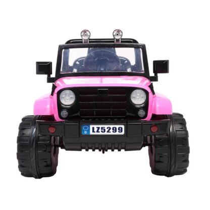 Купить LEADZM LZ-5299 Small Jeep Dual Drive Battery 12V7Ah * 1 With 2.4G Remote Control 3 Different Speed Modes Smart RC Toy Car Pink