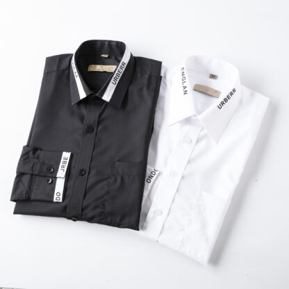 Купить 2021 Luxurys Designers Men's Business Casuals shirt men long sleeve striped slim fit masculina wine social male T-shirts fashion checked M-3XL#28