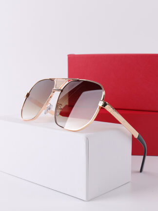 Купить Beachwear Sunglasses Fashion Eyewear Rectangle Frame Metal Frame Designer for Man Woman Casual 7 Color Top Quality