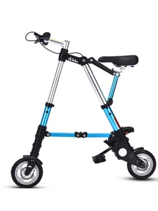 Купить 10 Inch Foldable Bike Female Mini Vehicles Portable Aluminum Alloy Frame Children Bicycle Chain Drive System
