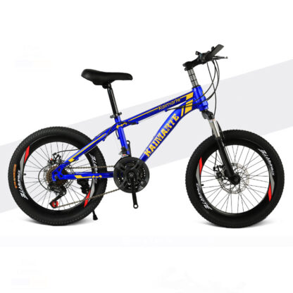 Купить 21 Speed Mountain Bike Bicycle 20 Inch Front and Rear Disc Brakes Bicycle Off-Road MTB Mountain Bike for Kids Gifts Outdoor