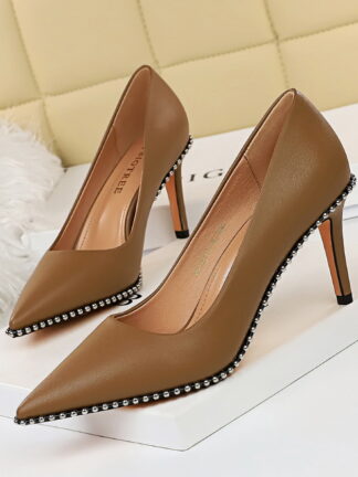 Купить Women Dress Shoes Red Bottom High-heeled Luxurys Designers Shoe 7cm 10cm Heels Black Golden Gold Wedding Bottoms 34-43 1829-3