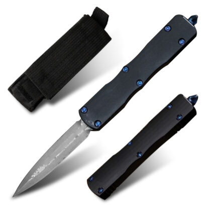 Купить Multi-use MT manual self-defense front automatic knife Damascus steel blade double action military tactical combat knife pocket EDC tool OTF cool sword Knives