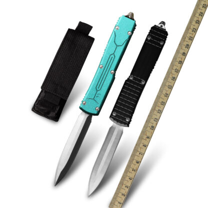 Купить MT Front Automatic Knives Bounty Hunter Double Action Knife Military Tactical Survival Knife Camping Hunting Self Defense Pocket Folding Blade EDC Tools