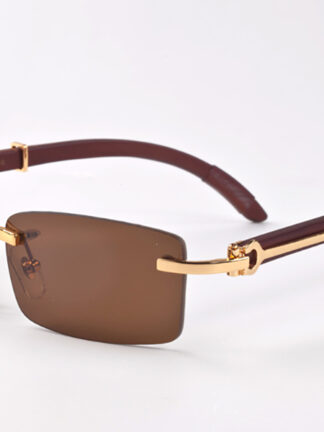 Купить Luxury 2022 Brand Designer Sunglasses Mens Women men womens Pilot Polarized Sunglasses Carti UV400 Eyewear Sun Glasses Gold Metal Frame Wood Polaroid Eyeglasses