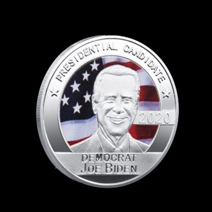 Купить Non Magnetic Crafts US Joe Biden President Silver Plated Commemorative Souvenir Coin Collectible Coins Replica Badge