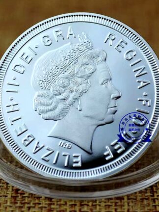 Купить Non Magnetic Crafts 2013 BRITISH SOVEREIGN KING GEORGE Elizabeth II Silver Plated Souvenir Replica Coin Collection