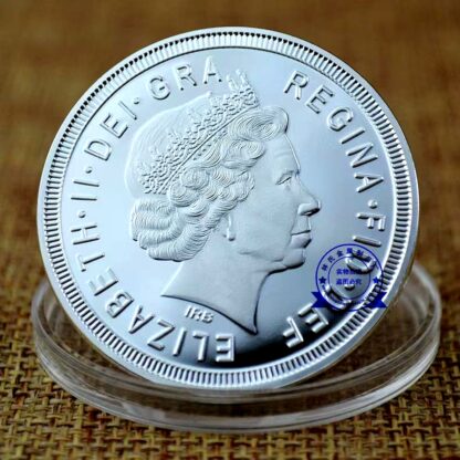 Купить Non Magnetic Crafts 2013 BRITISH SOVEREIGN KING GEORGE Elizabeth II Silver Plated Souvenir Replica Coin Collection