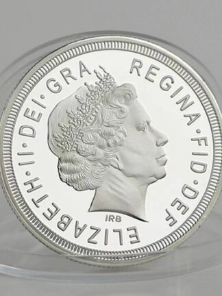 Купить 50pcs Non Magnetic Crafts 2013 BRITISH SOVEREIGN KING GEORGE Elizabeth II Silver Plated Souvenir Replica Coin Collection