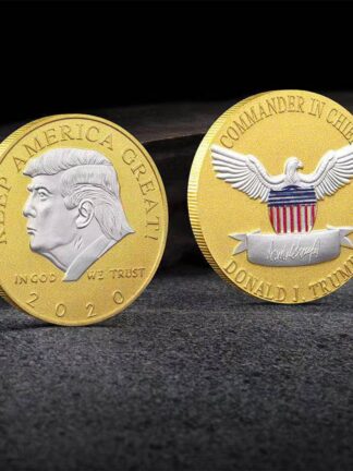 Купить Non Magnetic Donald J Trump Of US President Metal Craft Silver Gold Plated EAGLE Commemorative Coin Medal