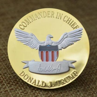 Купить 50pcs Non Magnetic Donald J Trump Of US President Metal Craft Silver Gold Plated EAGLE Commemorative Coin Medal