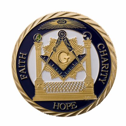 Купить 10pcs Non Magnetic Masonic Craft Brotherhood Of Man Fatherhood Gold Plated Coin Token Challenge Commemorative Badge