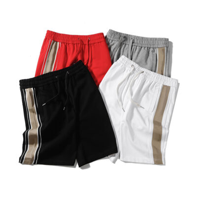 Купить Summer Man Shorts with Geometric Letter Fashion Casual Shorts Elastic Waist Short Pants for Mens Sports Cothings S-2XL Optional